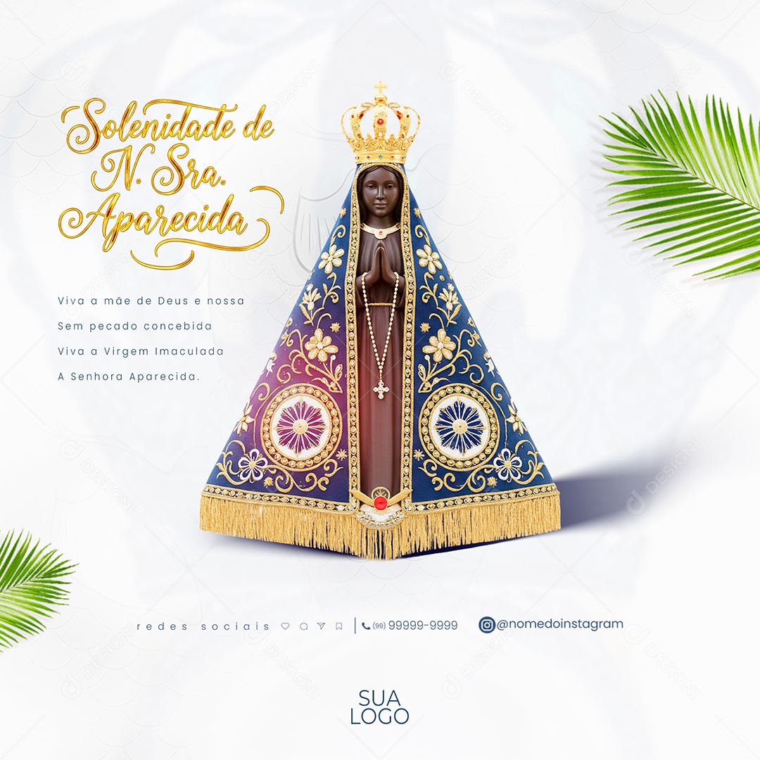 Igreja Santa Missa Social Media PSD Editável