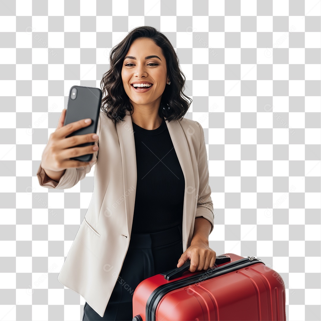 Mulher Viajante Viagens PNG Transparente