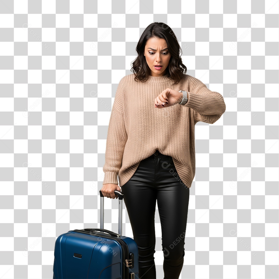 Mulher Viajante Viagens PNG Transparente