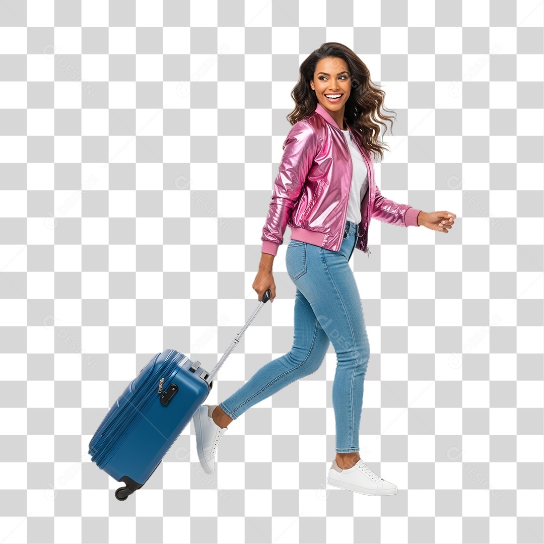 Mulher Viajante Viagens PNG Transparente