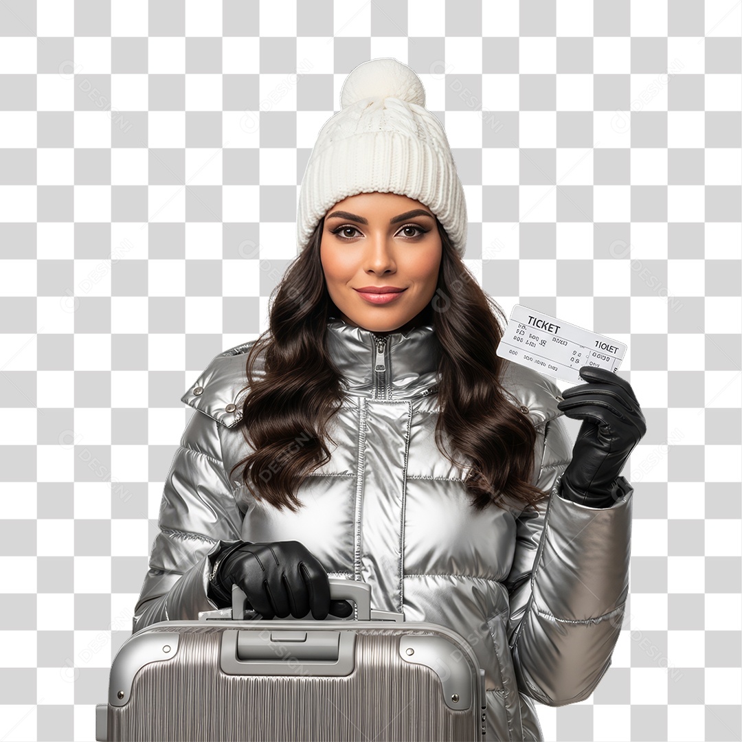 Mulher Viajante Viagens PNG Transparente