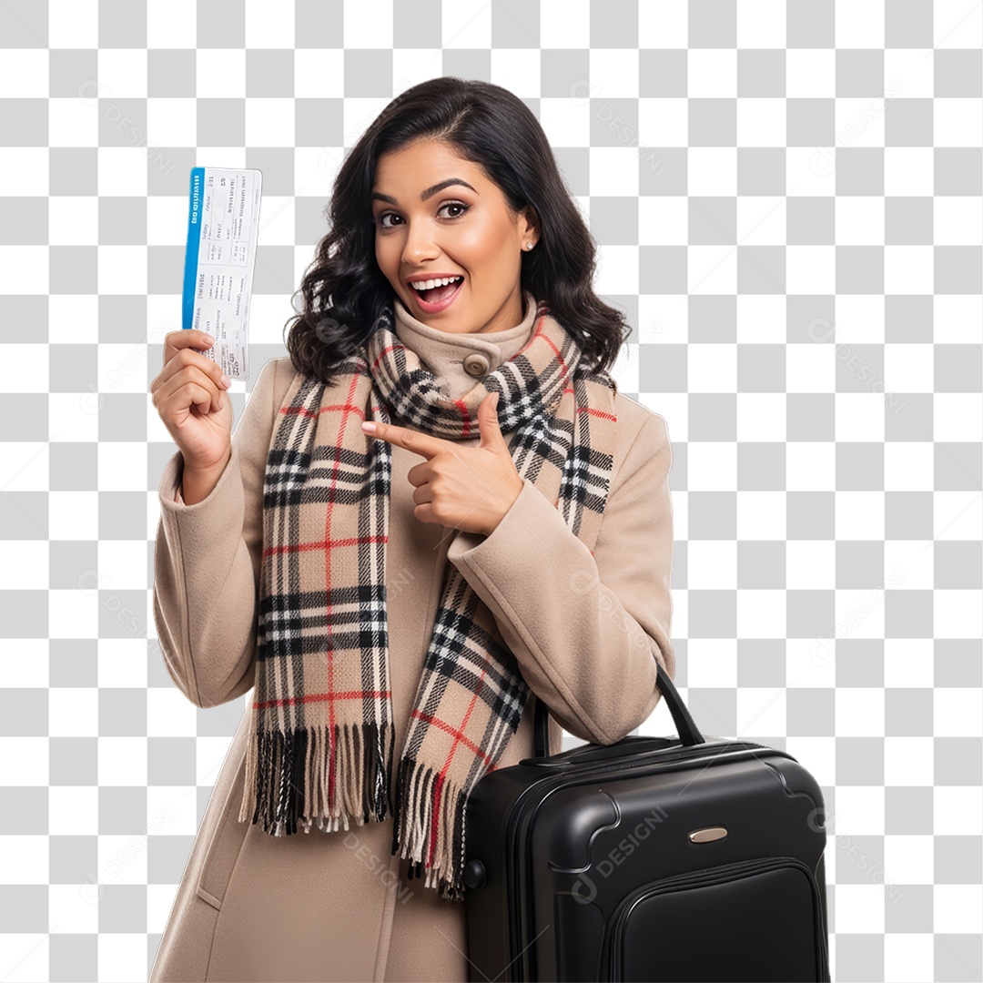 Mulher Viajante Viagens PNG Transparente