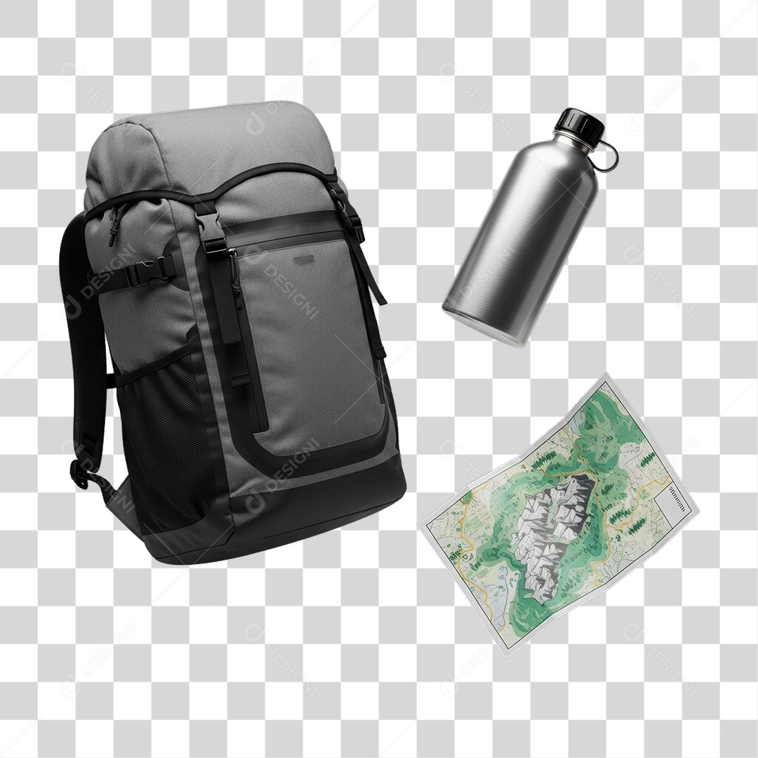 Objetos para Viagens PNG Transparente