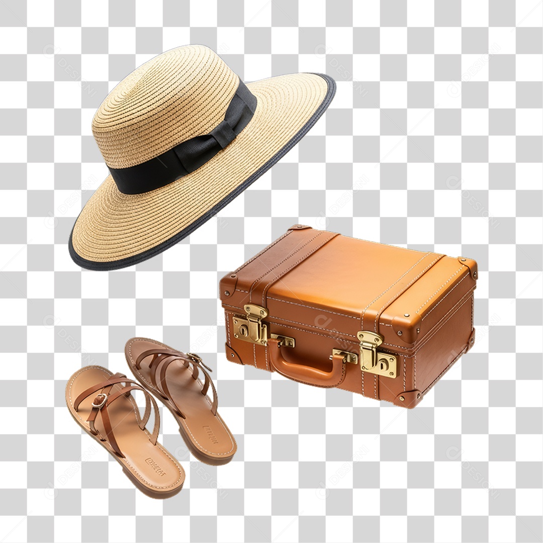 Objetos para Viagens PNG Transparente