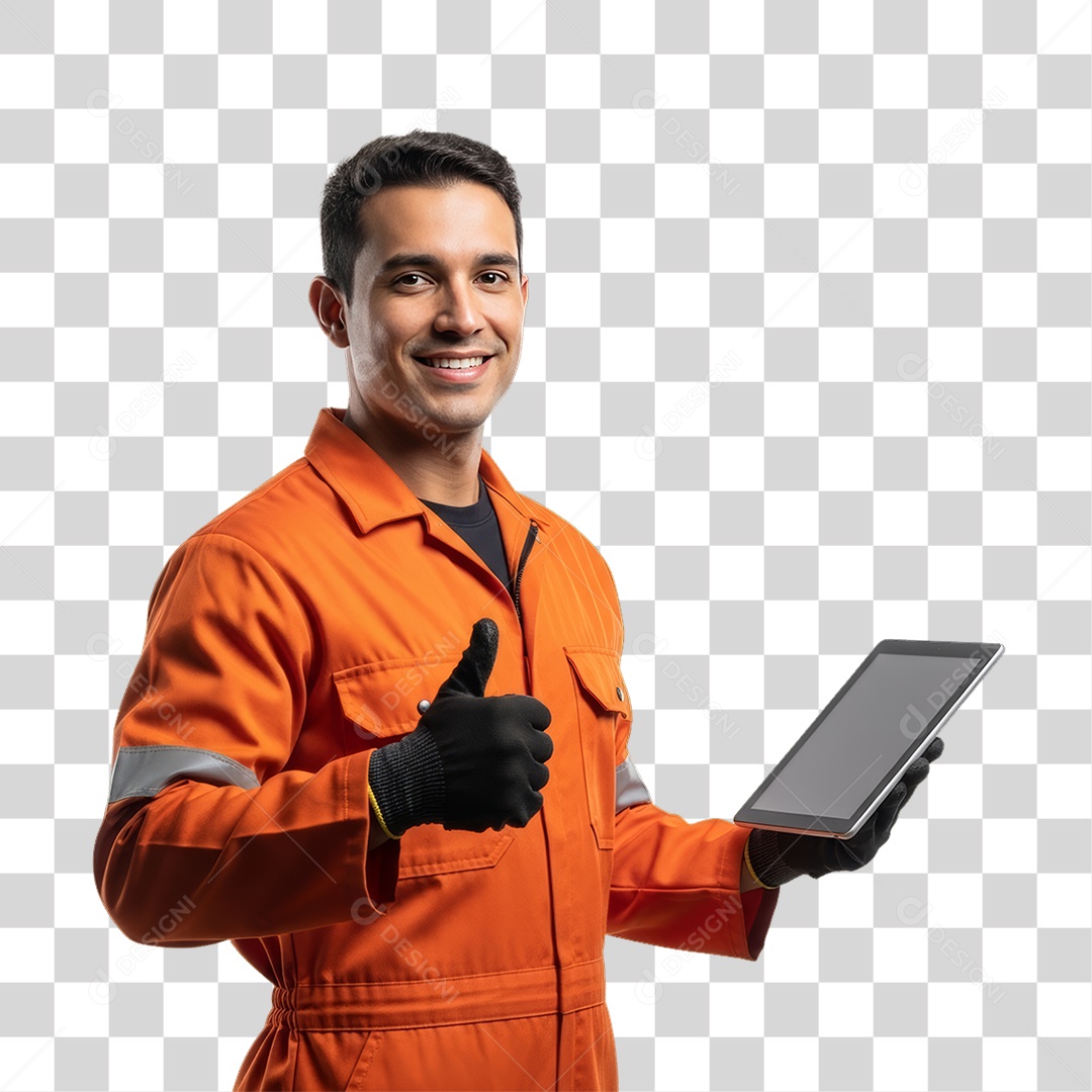 Profissional Mecânico PNG Transparente