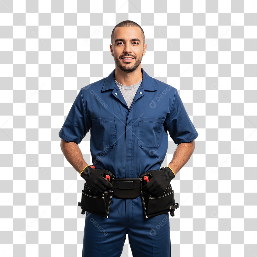 Profissional Mecânico PNG Transparente