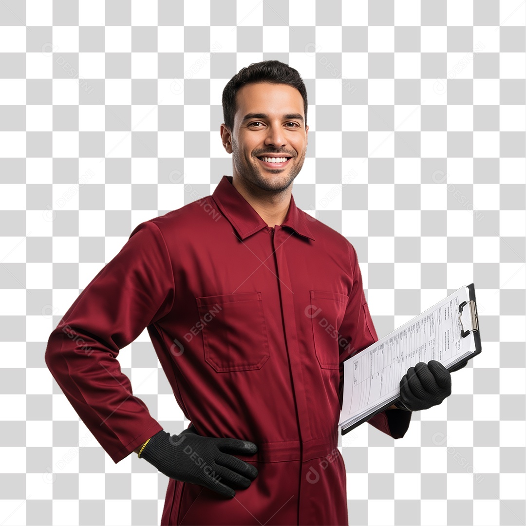 Profissional Mecânico PNG Transparente