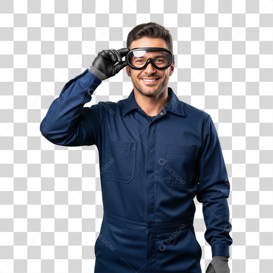 Profissional Mecânico PNG Transparente