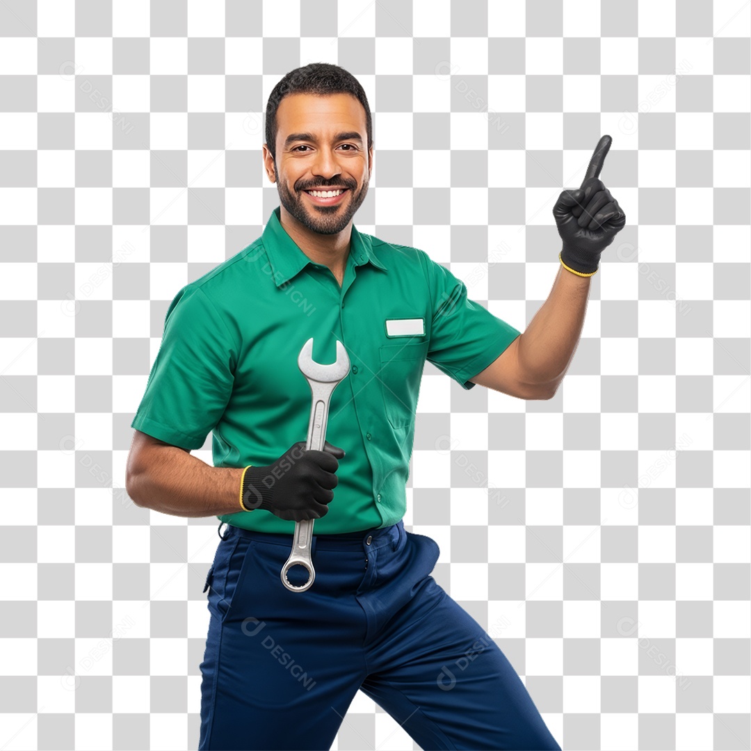 Profissional Mecânico PNG Transparente