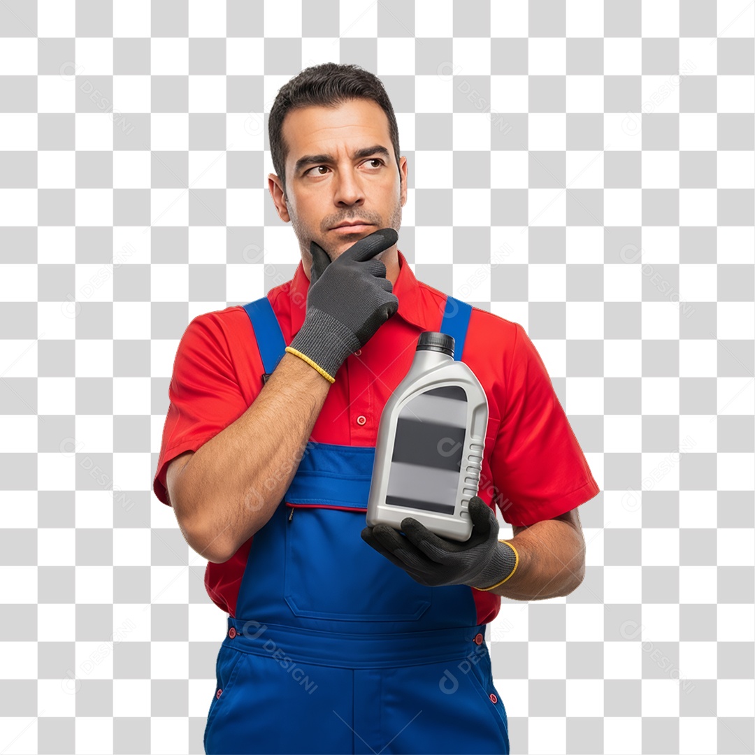 Profissional Mecânico PNG Transparente