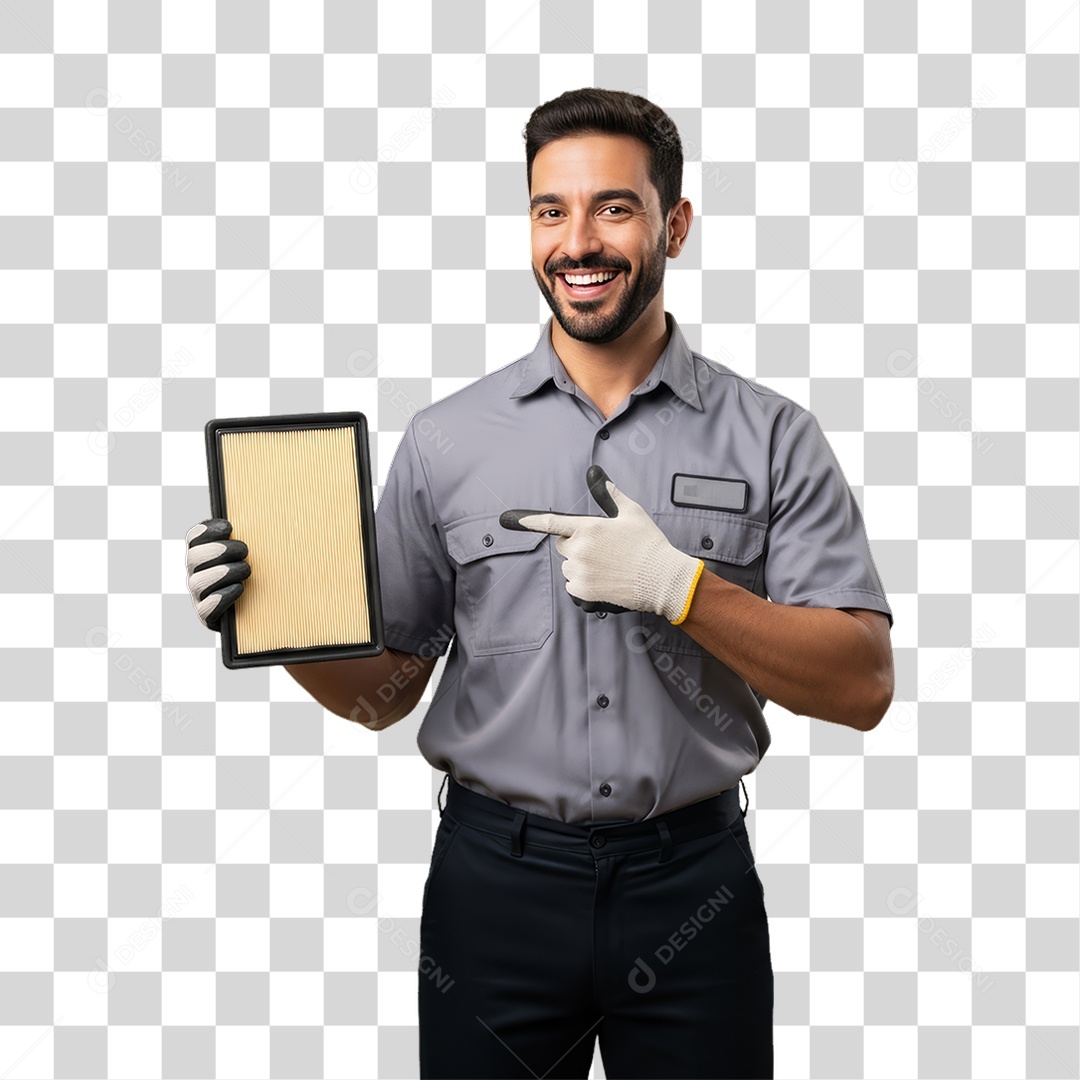Profissional Mecânico PNG Transparente