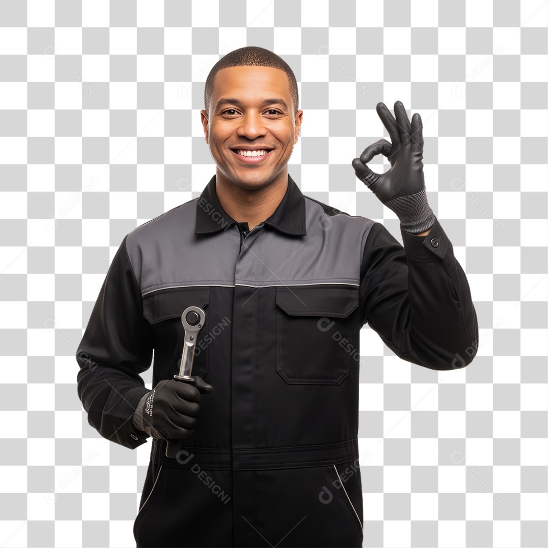 Profissional Mecânico PNG Transparente