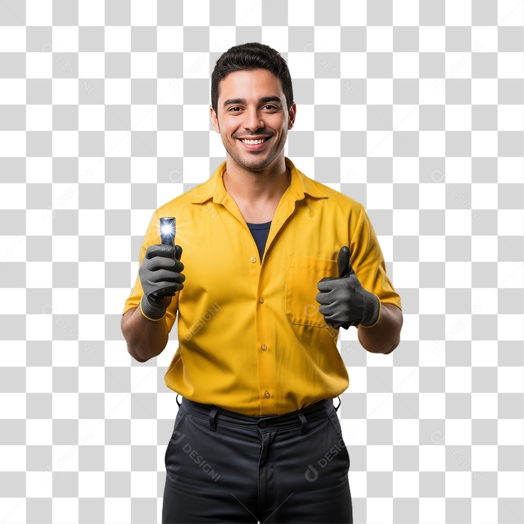 Profissional Mecânico PNG Transparente