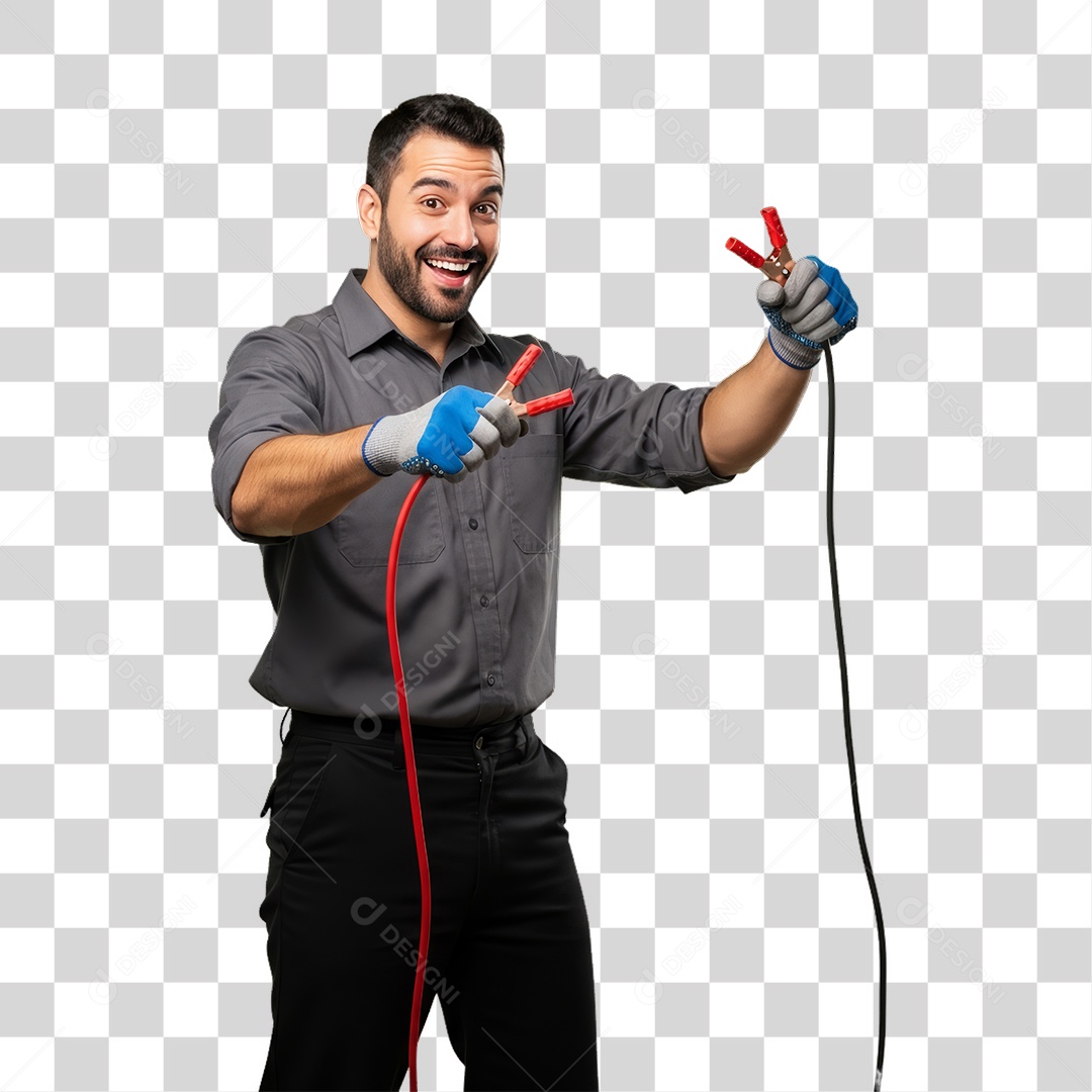 Profissional Mecânico PNG Transparente