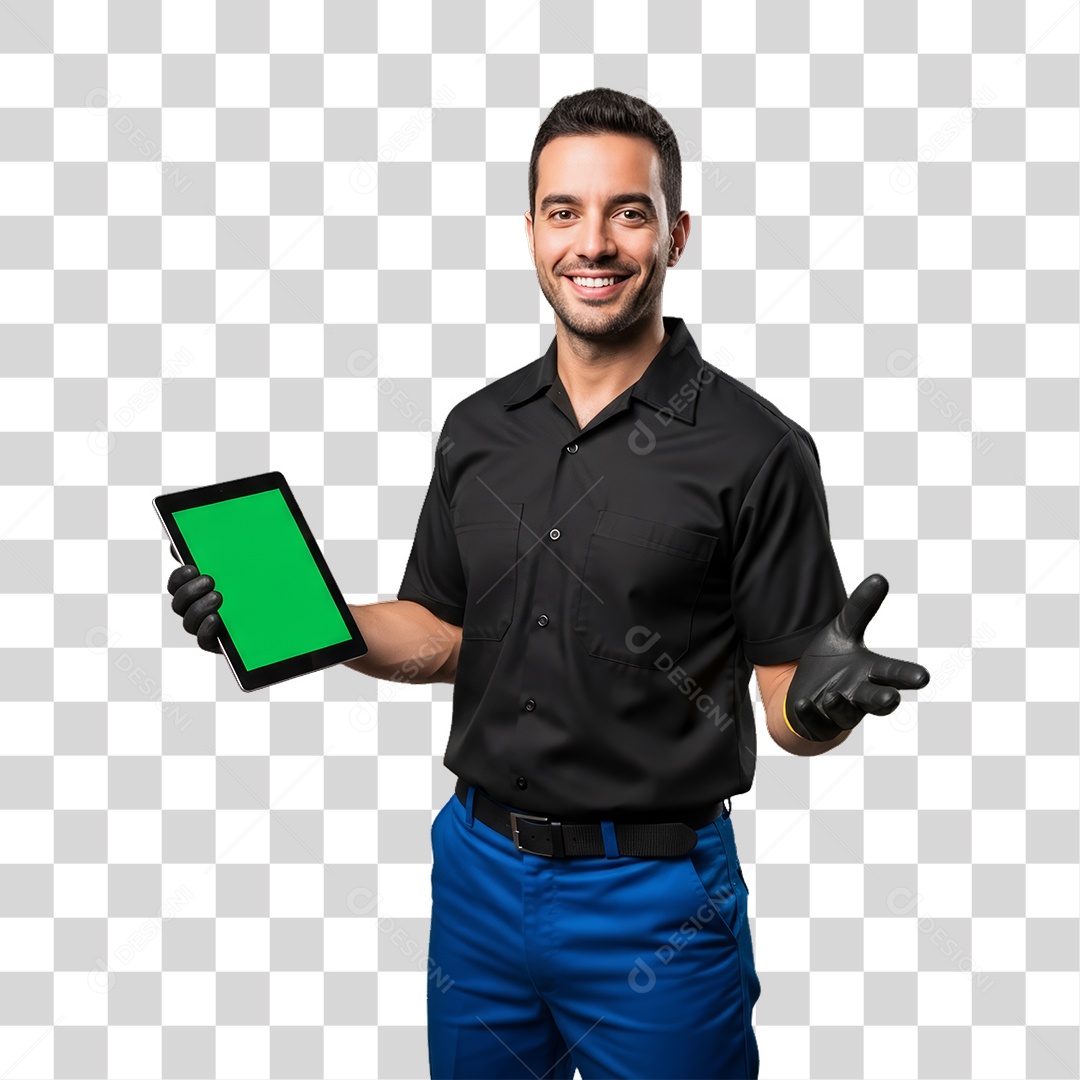Profissional Mecânico PNG Transparente
