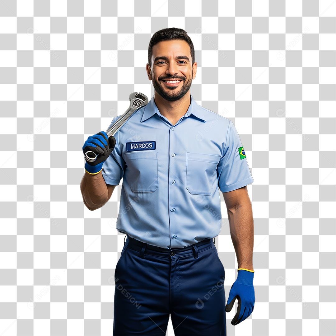 Profissional Mecânico PNG Transparente