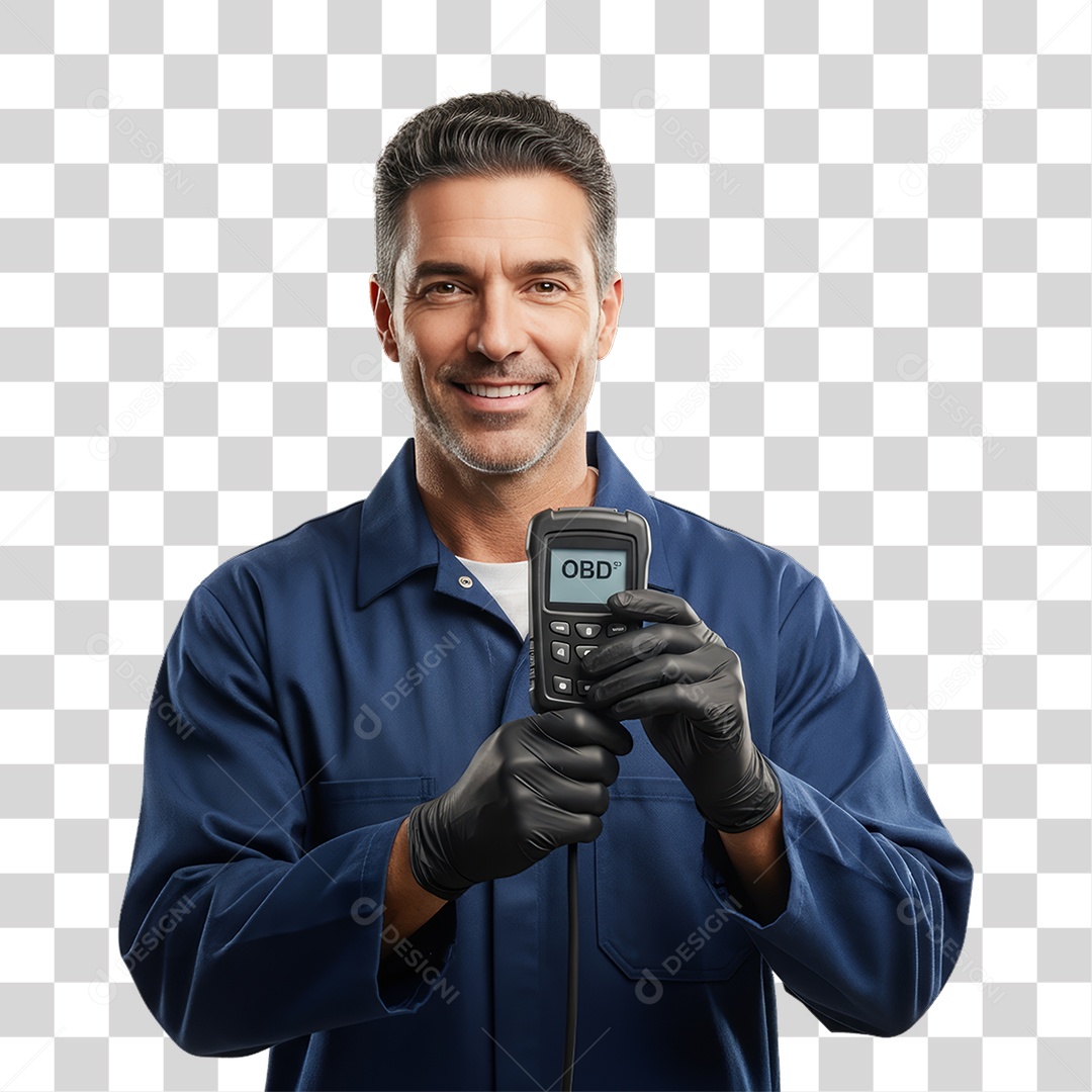 Profissional Mecânico PNG Transparente