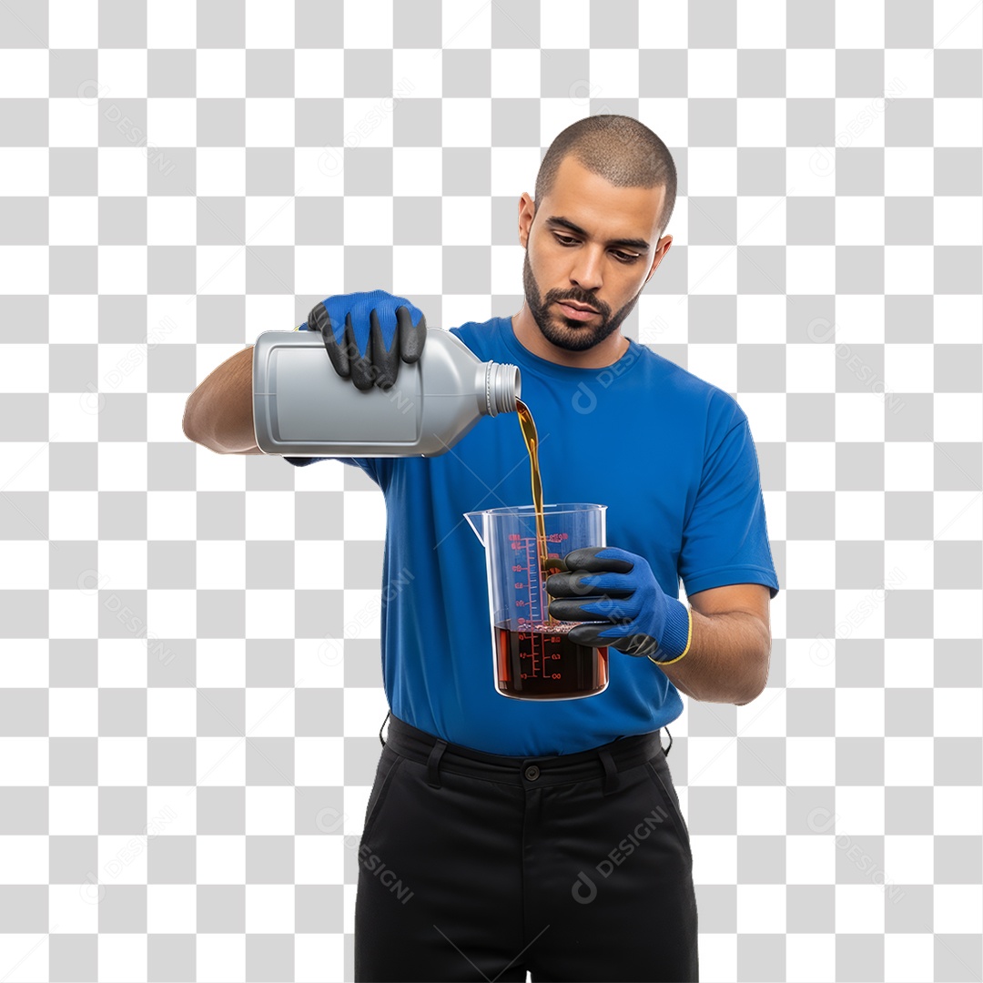 Profissional Mecânico PNG Transparente