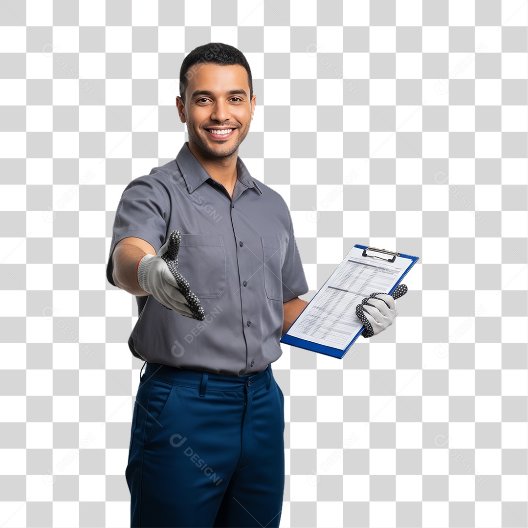 Profissional Mecânico PNG Transparente