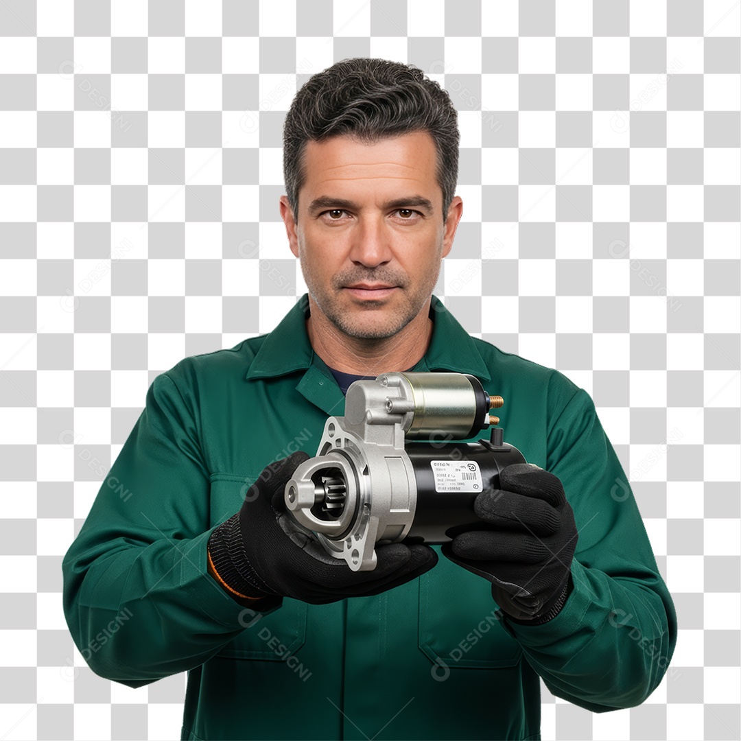 Profissional Mecânico PNG Transparente