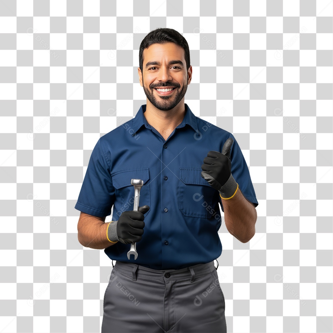 Profissional Mecânico PNG Transparente