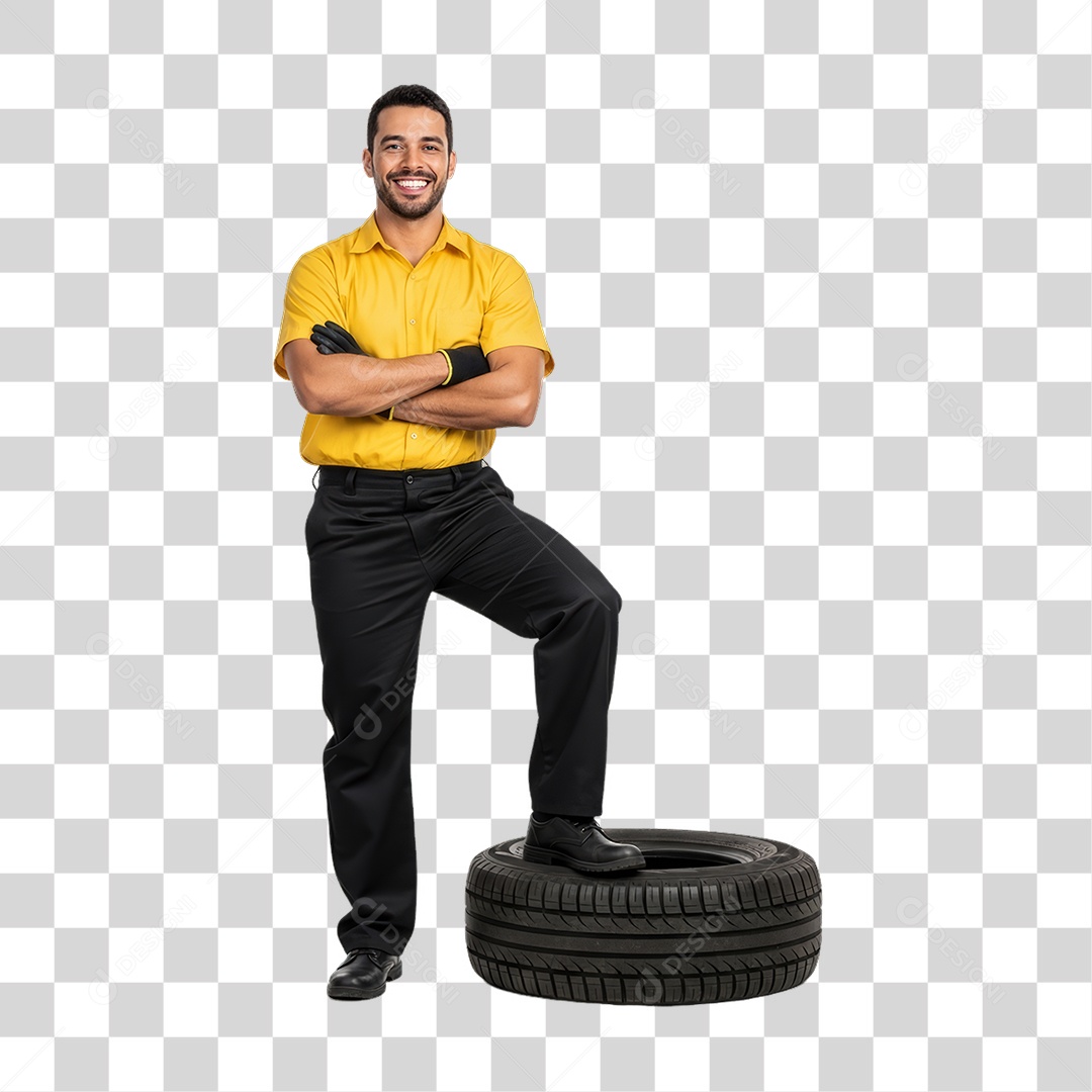Profissional Mecânico PNG Transparente