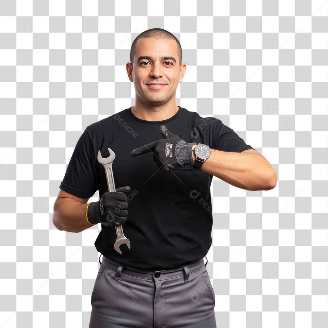Profissional Mecânico PNG Transparente