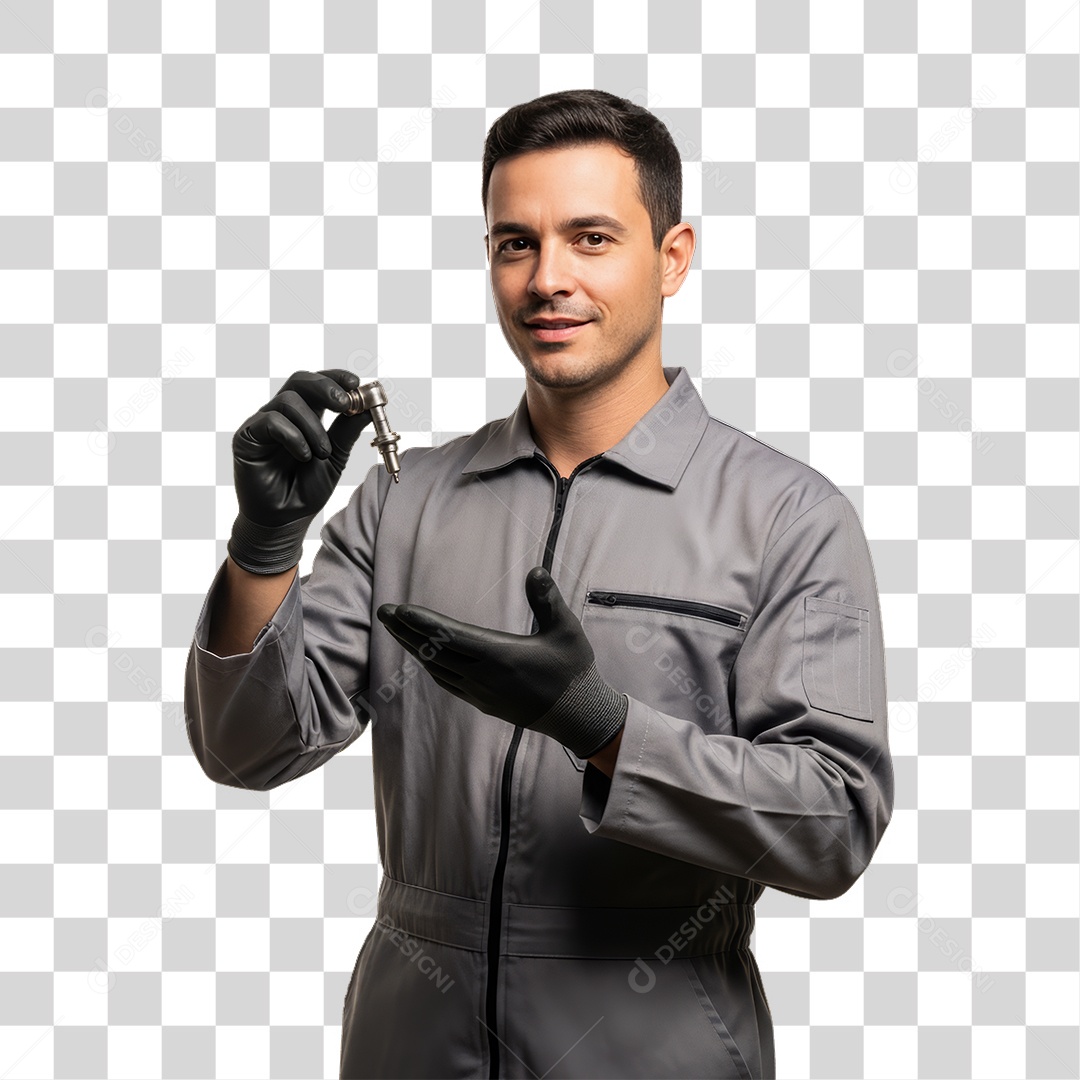 Profissional Mecânico PNG Transparente