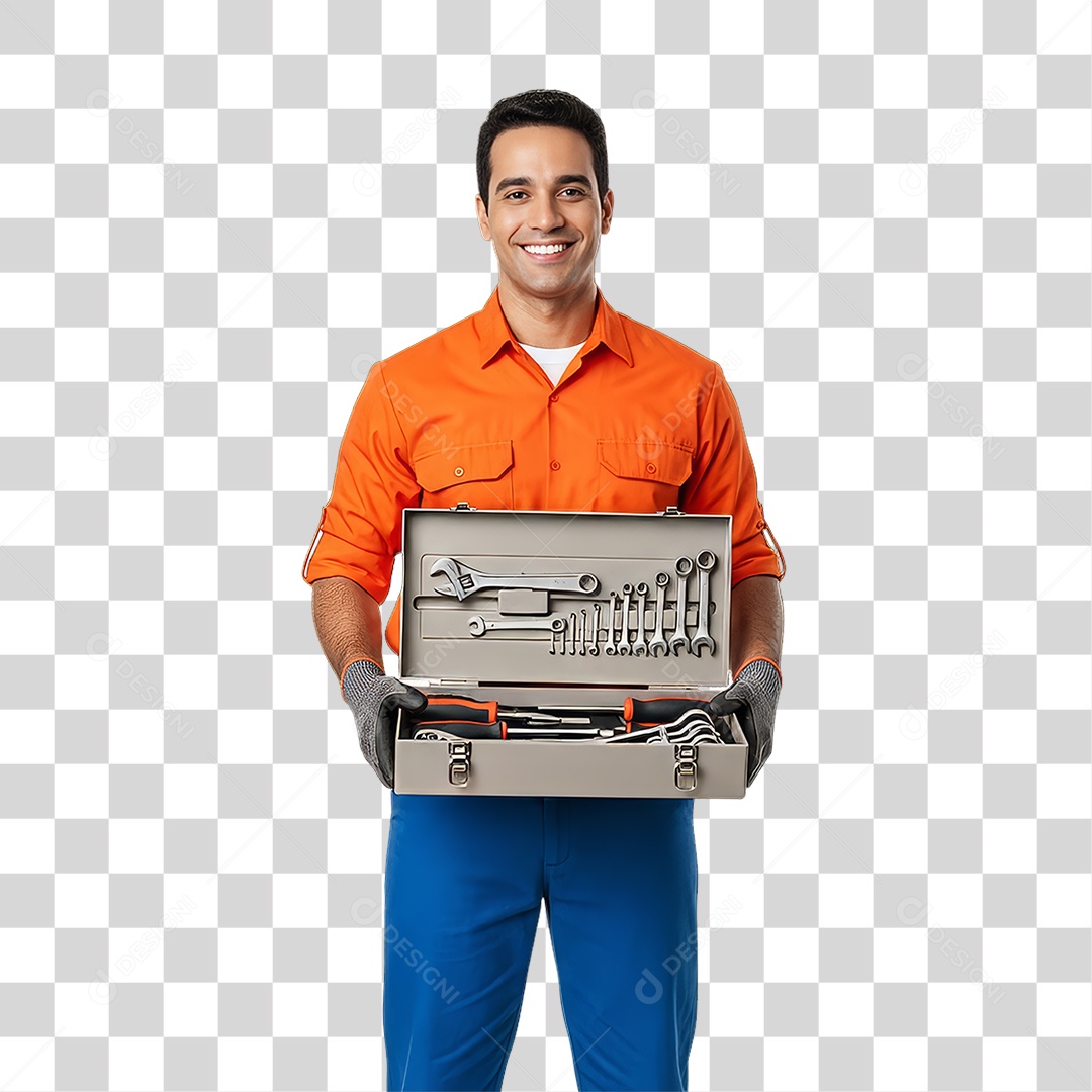 Profissional Mecânico PNG Transparente
