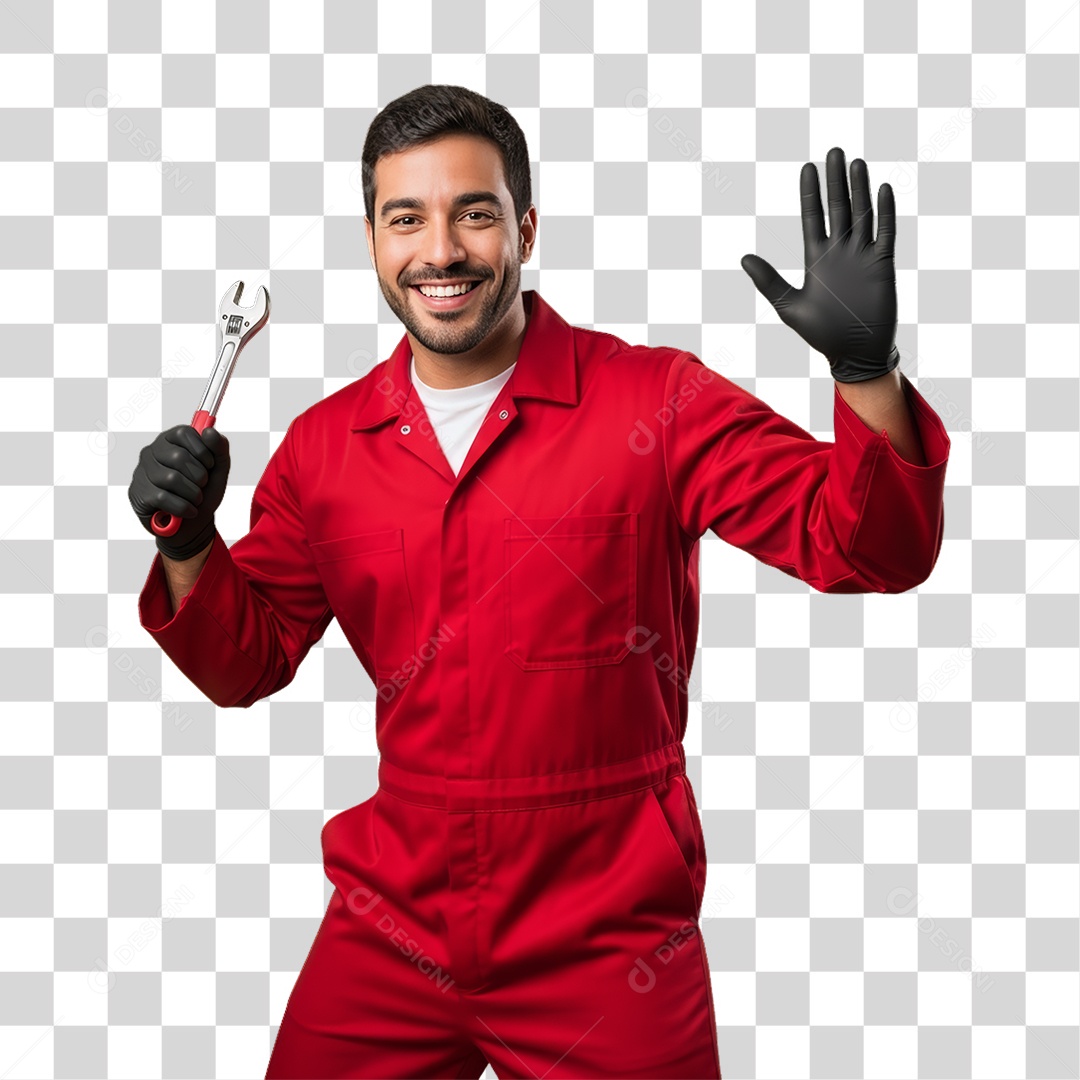 Profissional Mecânico PNG Transparente