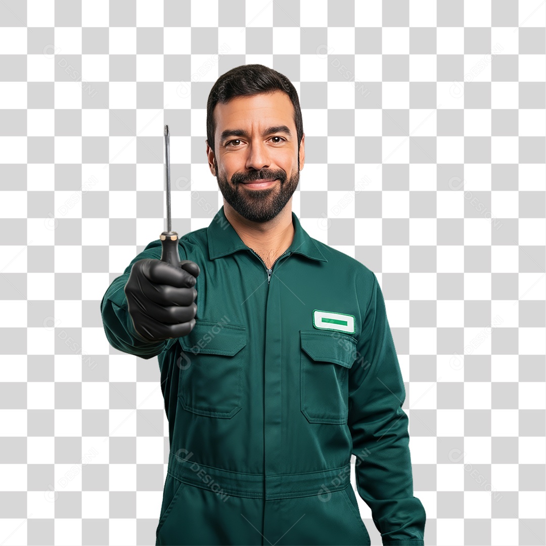 Profissional Mecânico PNG Transparente