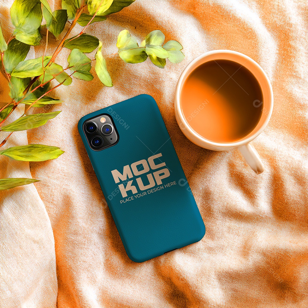 Mockup de Celular Smartphone PSD Editável