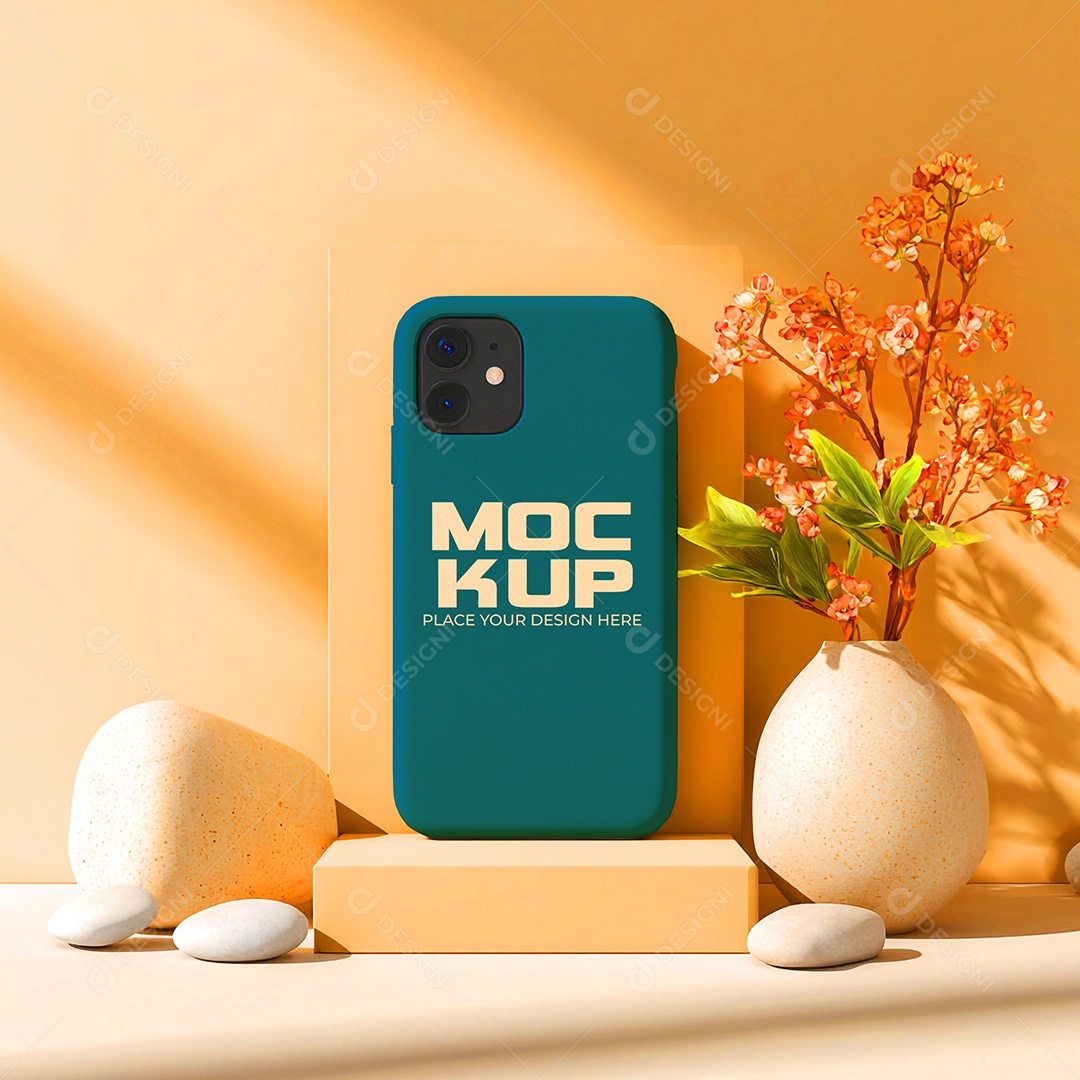 Mockup de Celular Smartphone PSD Editável
