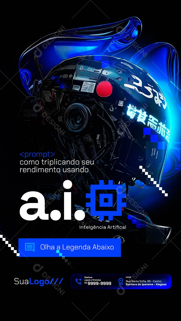 Story Marketing Digital Como Triplicando seu Redimento Social Media PSD Editável