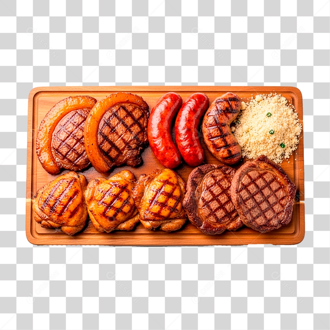 Tábua de Churrasco PNG Transparente