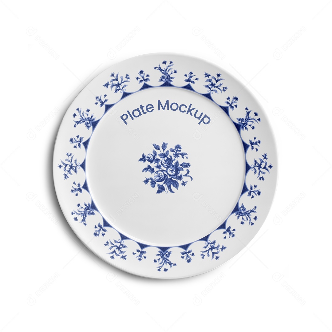 Prato Mockup PSD Editável