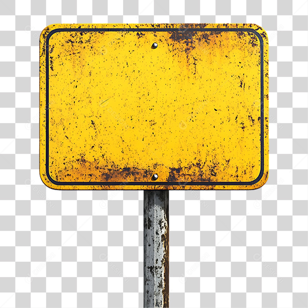 Placa Metálica PNG Transparente