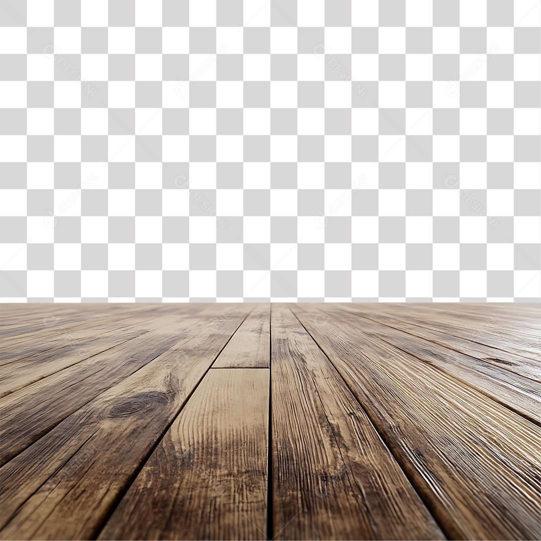 Mesa de Madeira PNG Transparente