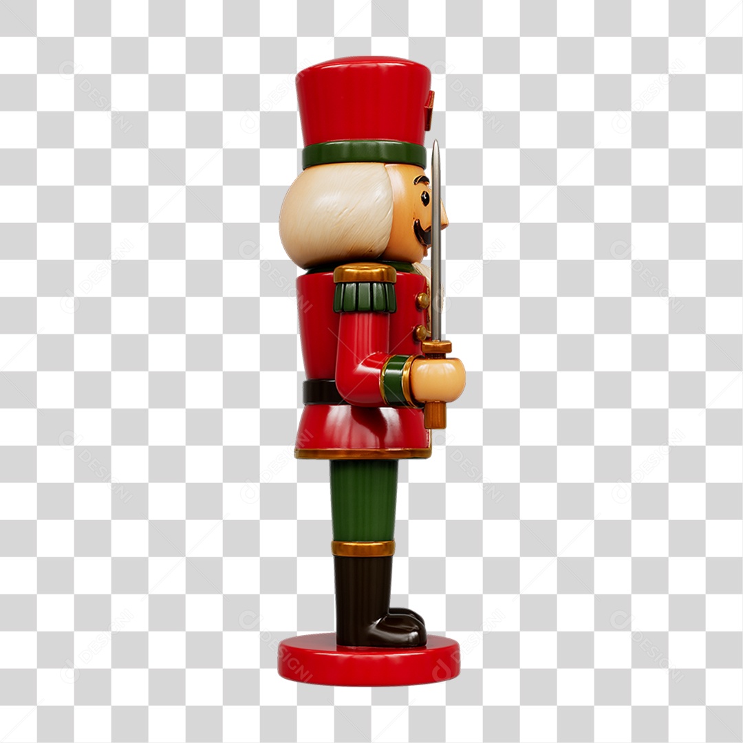 Soldado de Brinquedo Decoração de Natal PNG Transparente