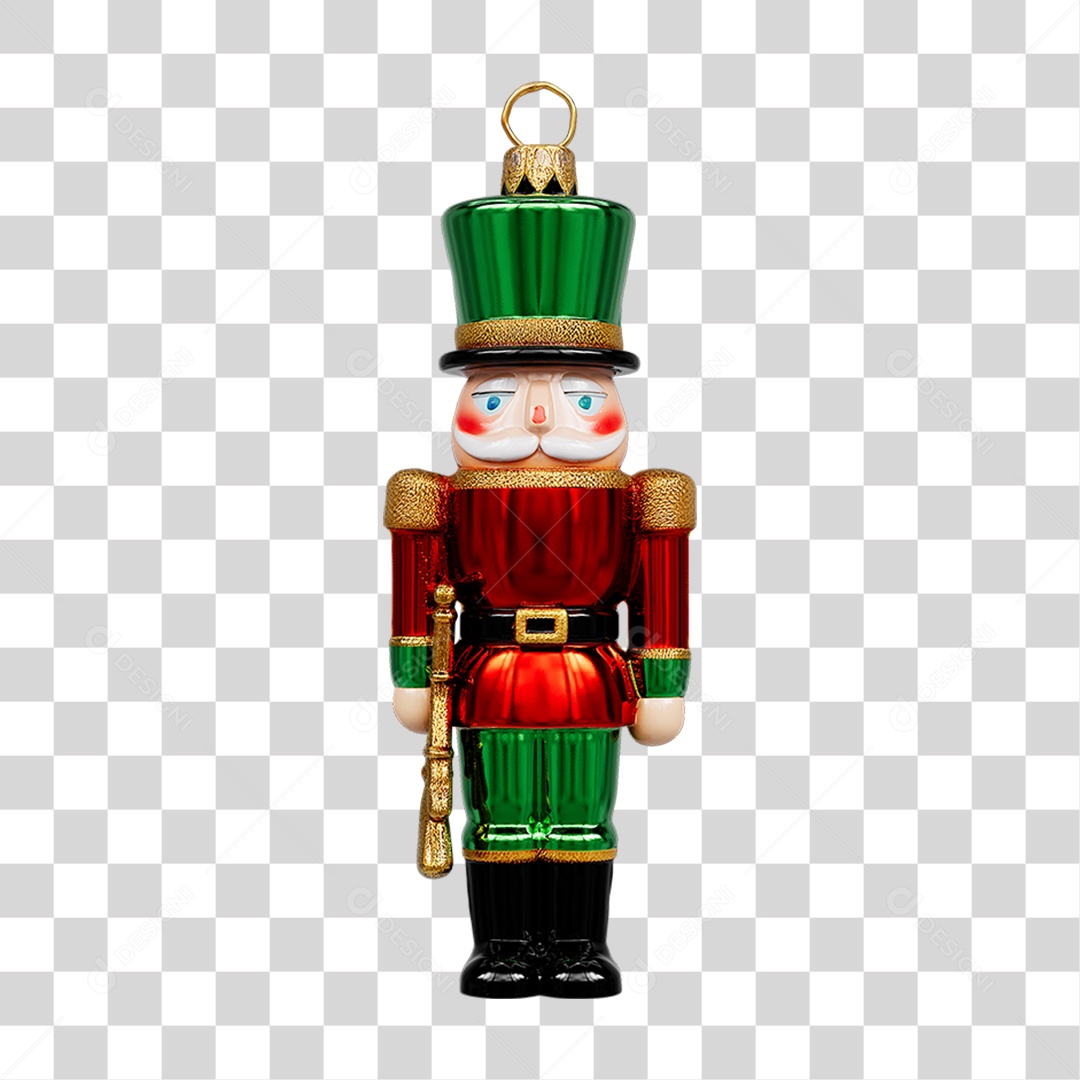 Soldado de Brinquedo Decoração de Natal PNG Transparente