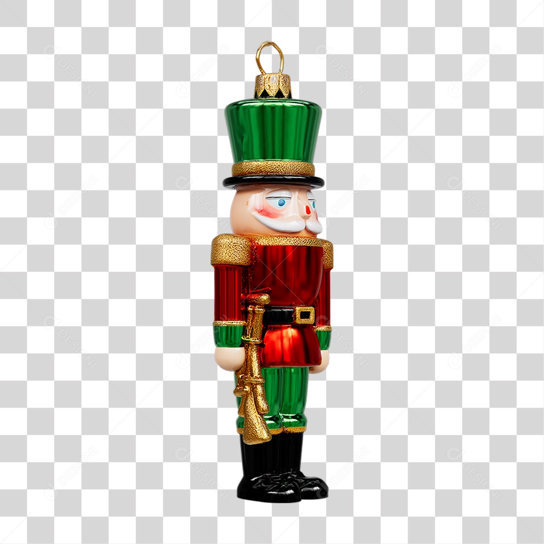 Soldado de Brinquedo Decoração de Natal PNG Transparente