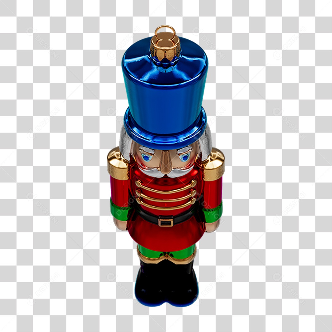 Soldado de Brinquedo Decoração de Natal PNG Transparente