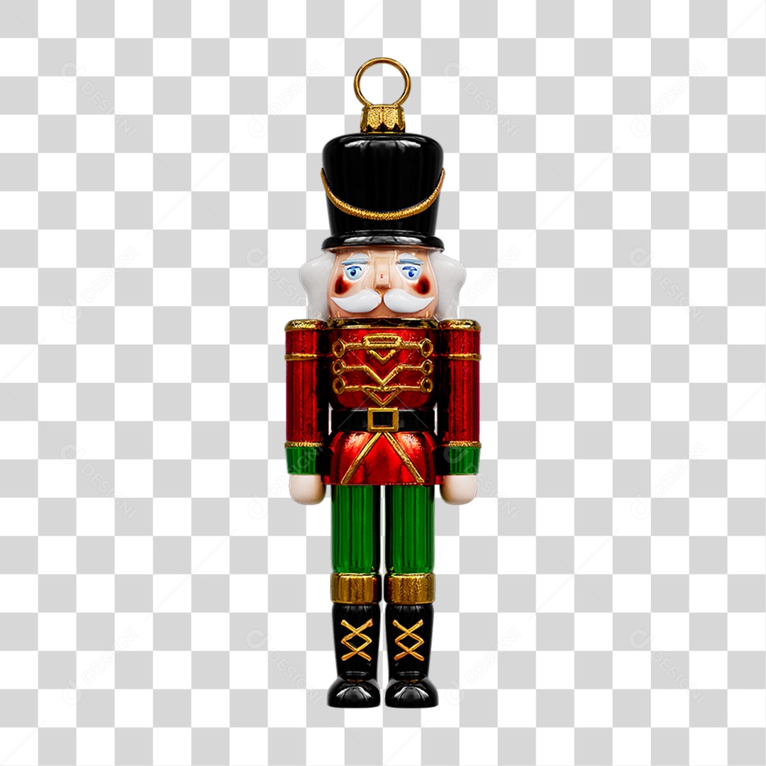 Soldado de Brinquedo Decoração de Natal PNG Transparente