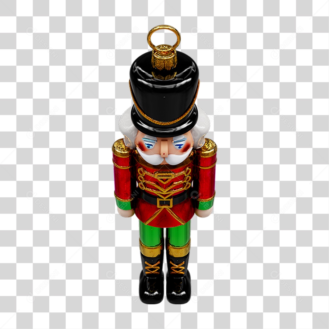 Soldado de Brinquedo Decoração de Natal PNG Transparente