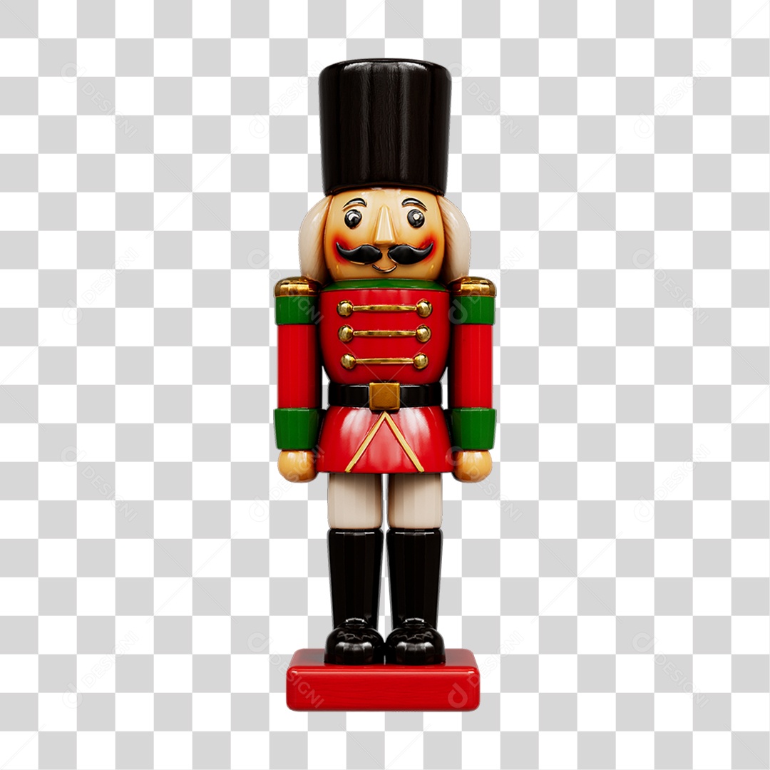 Soldado de Brinquedo Decoração de Natal PNG Transparente