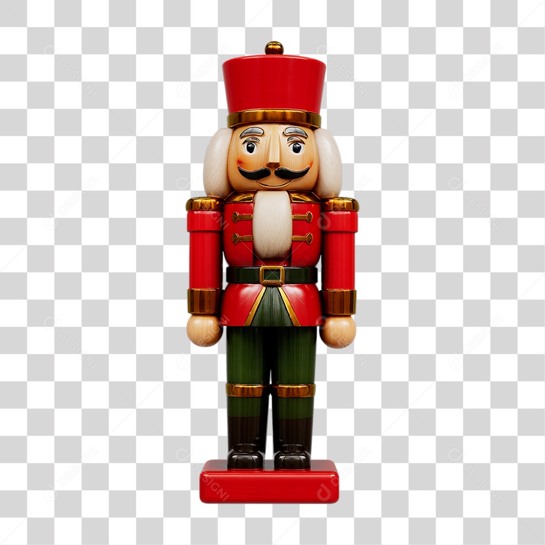 Soldado de Brinquedo Decoração de Natal PNG Transparente