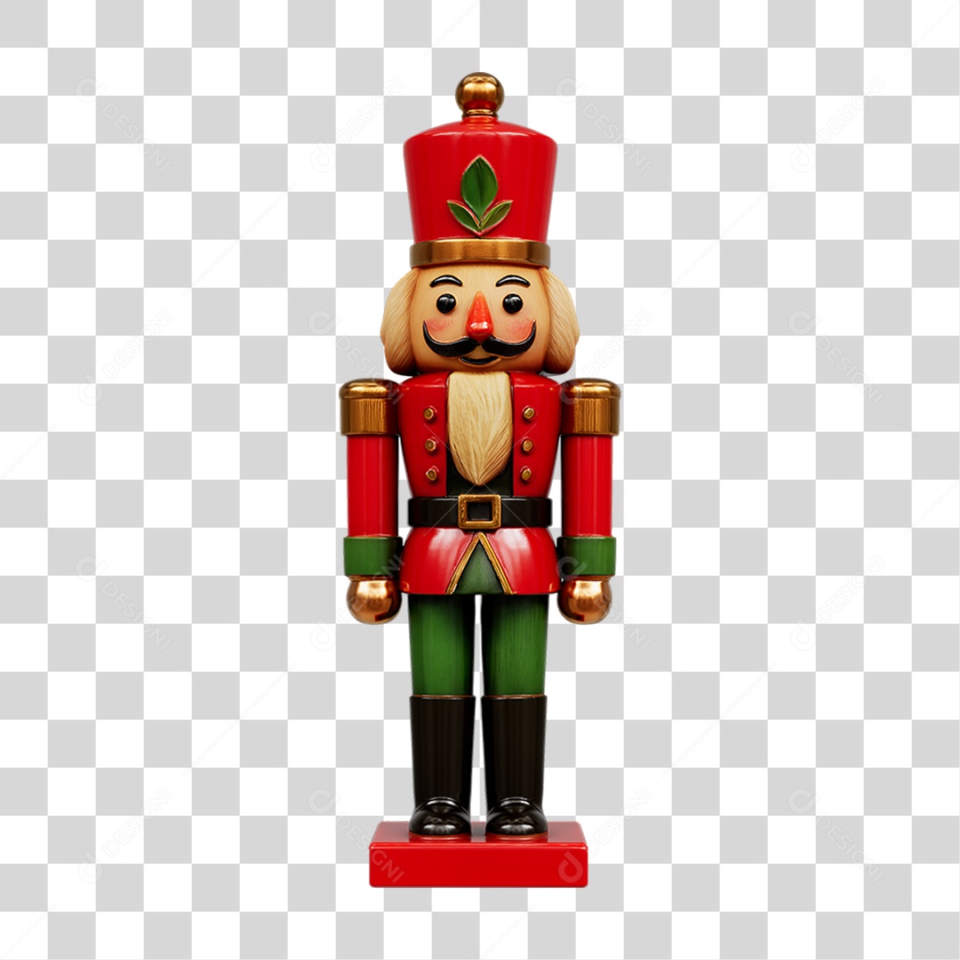 Soldado de Brinquedo Decoração de Natal PNG Transparente