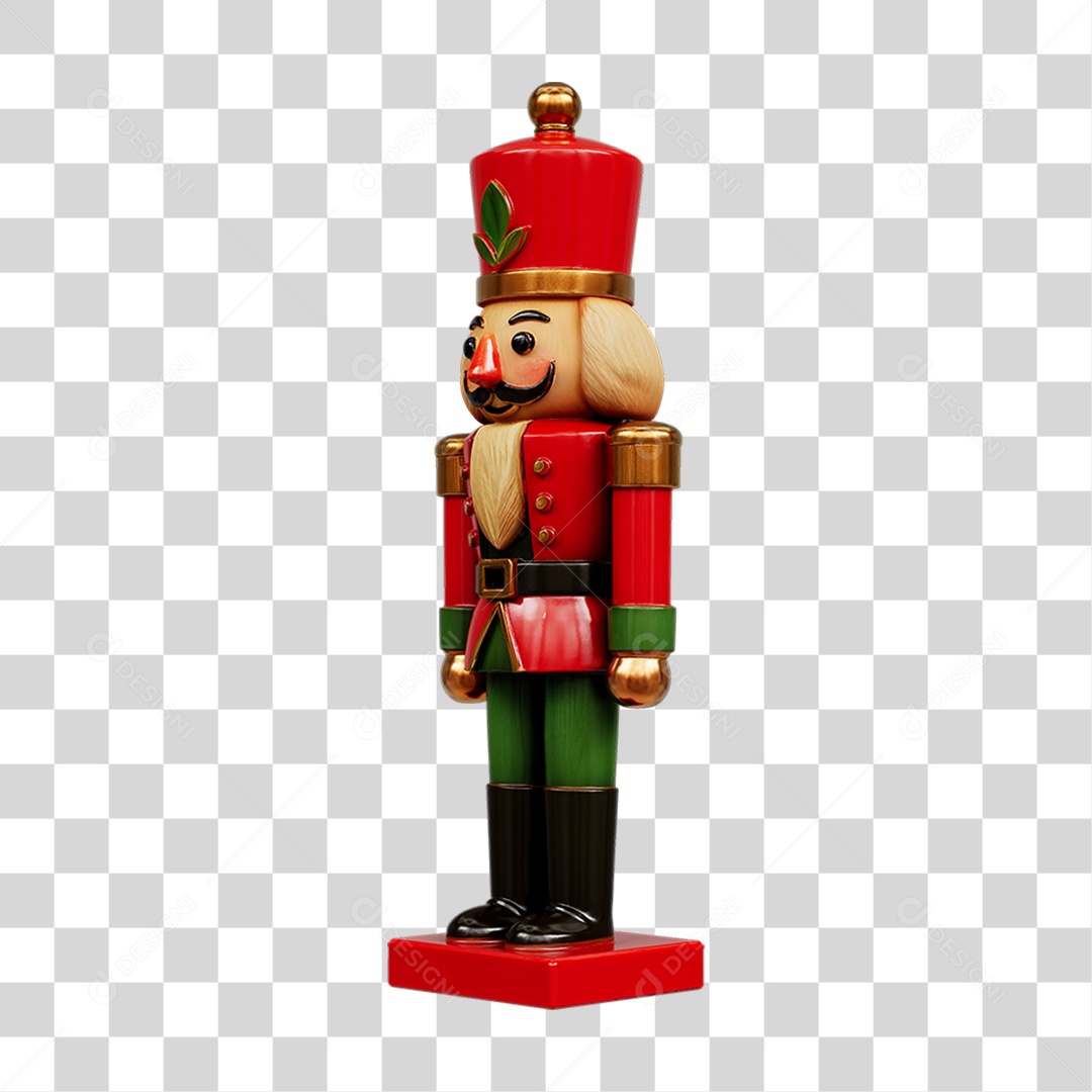 Soldado de Brinquedo Decoração de Natal PNG Transparente