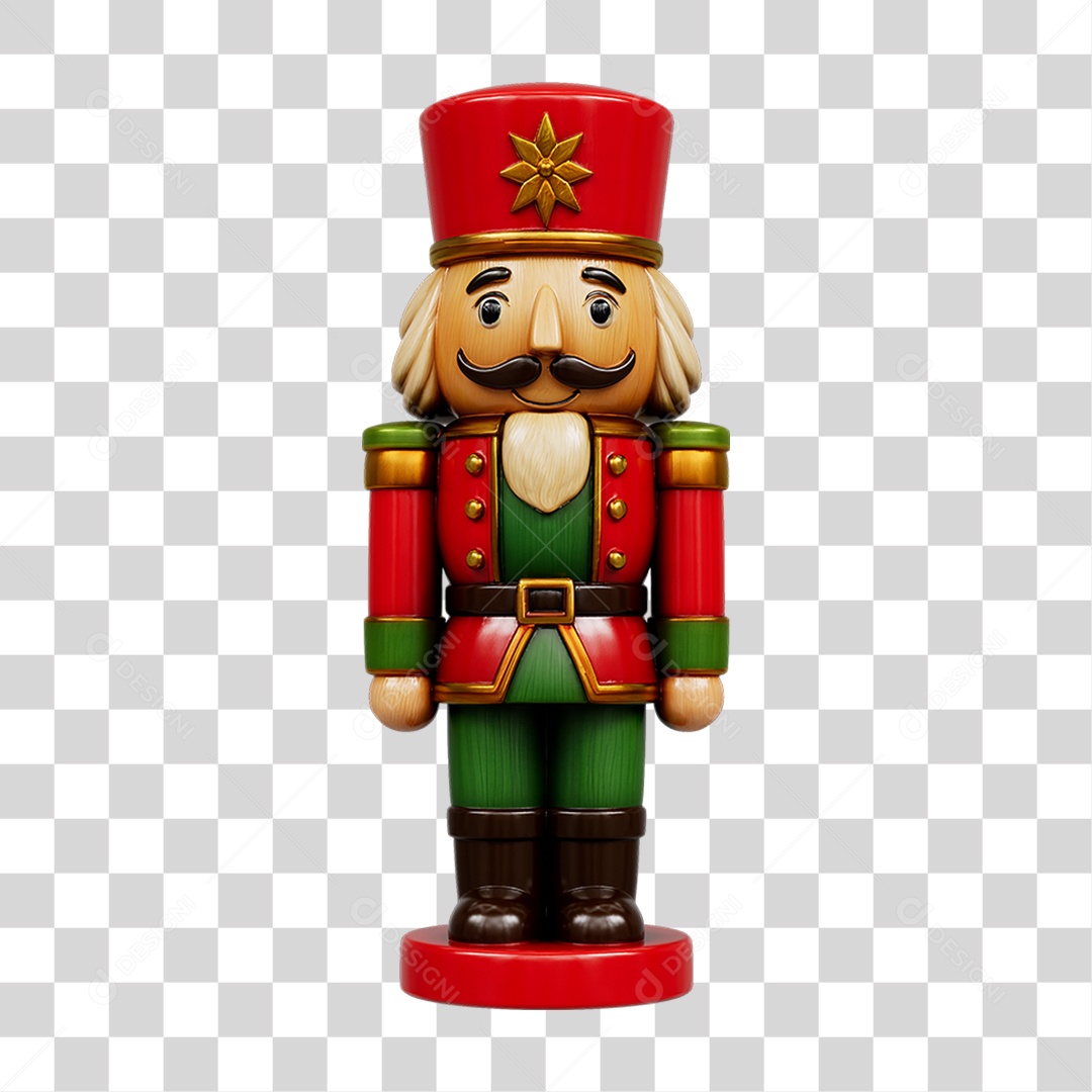 Soldado de Brinquedo Decoração de Natal PNG Transparente