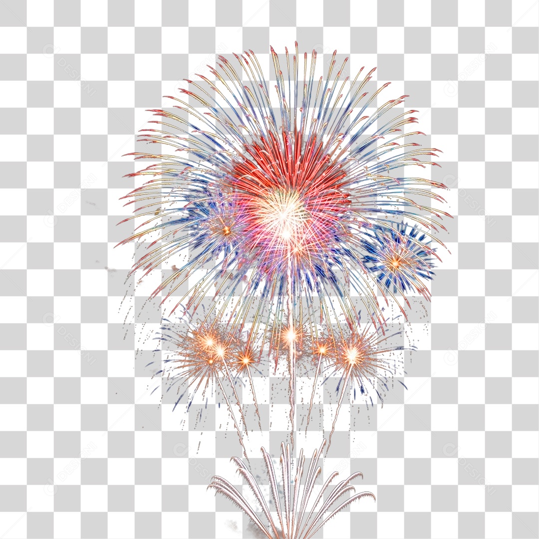 Fogos de Artificio PNG Transparente